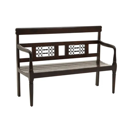 Sestra Dark Sheesham Wood Bench