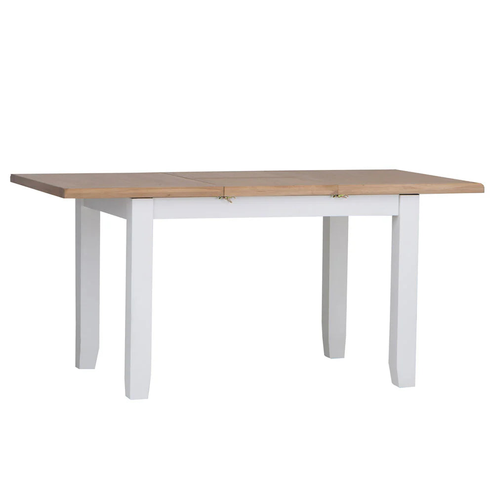 Ernest Dining White - 1.2m butterfly extending table