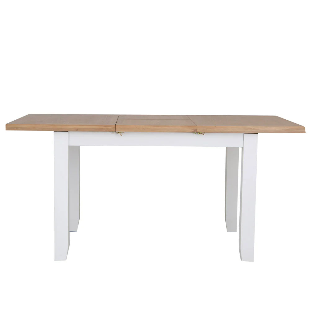 Ernest Dining White - 1.2m butterfly extending table