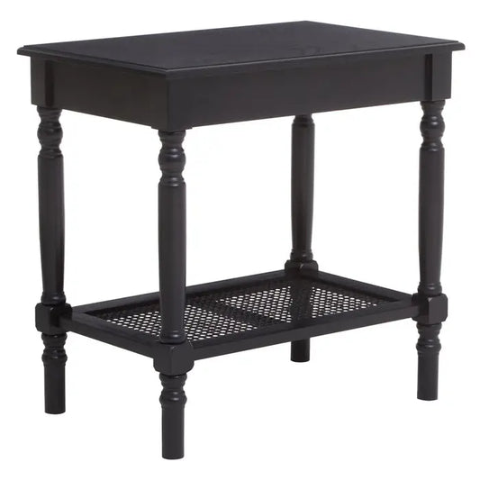 Helder Black Side Table