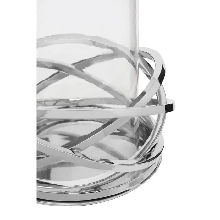 Lara Small Silver Candle Holder